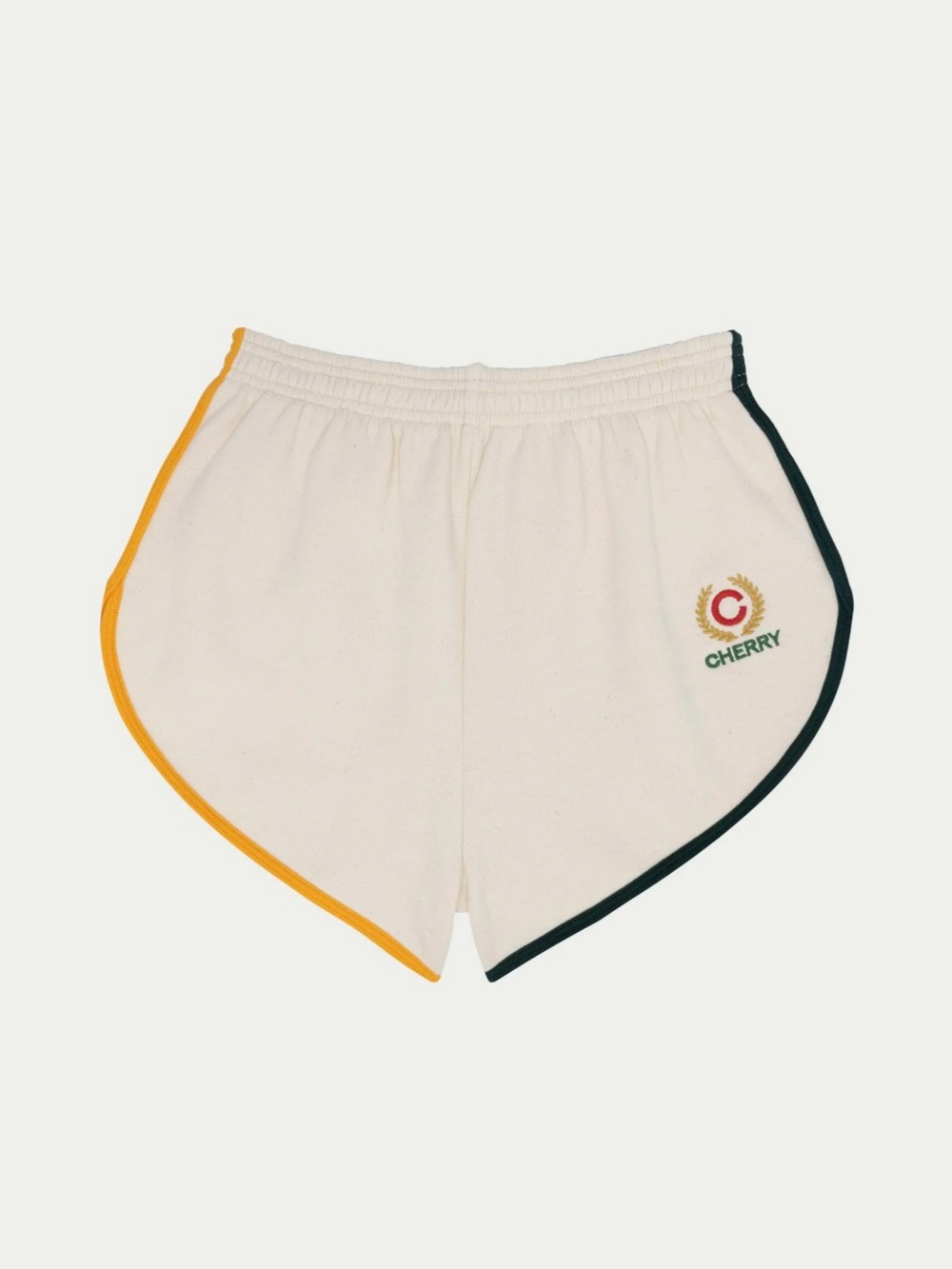 Cherry LA Cream Crest Running Shorts Size L